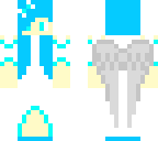 blue and white angel