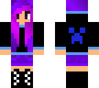 cute creeper gamer girl