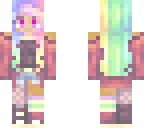 cute rainbow girl