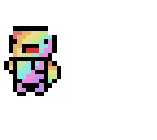 cute rainbow turtle