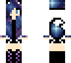 edited galaxy wolf girl 