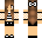 hot minecraft girl skin