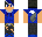 male aqua wolf