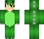 me in dinosuit