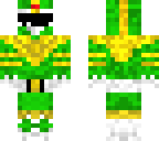 mmpr green working morph suit
