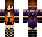 purple warrior girl