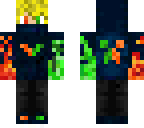 red and green blond