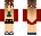 red flannel girl