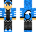blue cat boy