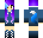 blue fox girl