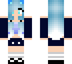 blue summer neko