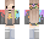 cute rainbow girl