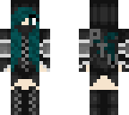 emo girl with headphones