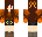 orange fire girl