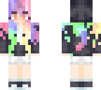 rainbow cat girl