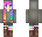rainbow girl