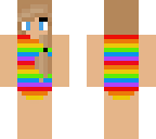 rainbow swimsuit