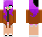 random girl purple hair