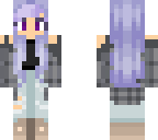 tumblr girl purple hair
