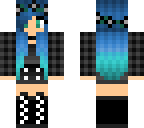 blue hair