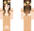 cream dress girl