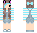 farmer cat kawai blue