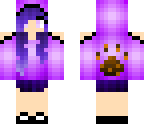 lavender hoodie girl