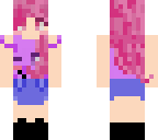 pastel pink wolf girl