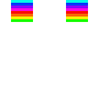 the rainbow block