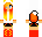 wolf fire girl