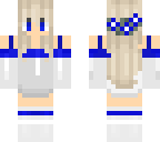 blue and white girl