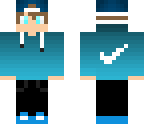 blue nike boy