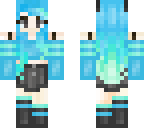 blue wolf girl edit