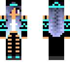 cool blue girl