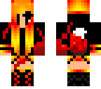 creepy fire fox girl