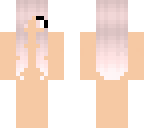 cute pink haired girl base