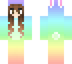 rainbow bunny onesie - happy easter