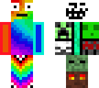 rainbow faces