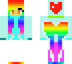 rainbow girl