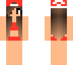 red bikini girl