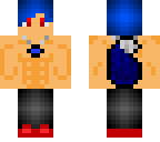 shirt off blue