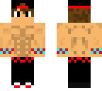 shirtless red teen