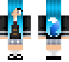 blue uniform girl