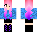 cute blue girl