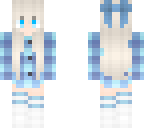 cute kawaii flanel girl