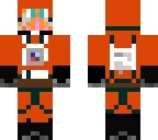 garfield x-wing pilot orange 6