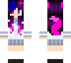 lily with a blue streak