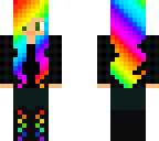 pretty rainbow girl