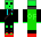 slime whit cape
