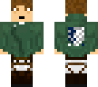 survey corps uniform with green cape